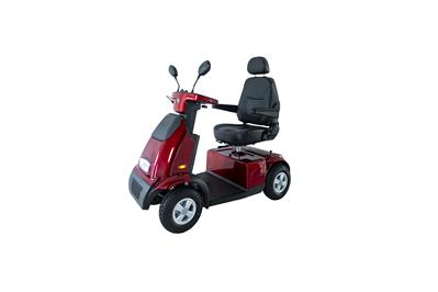 Afiscooter C4 Single Seat Scooter  - Red