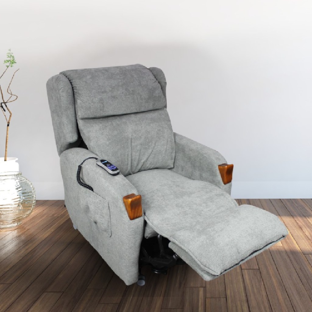Air Comfort Compact Mobile Lift Chair Twin Motor - Titanium Large