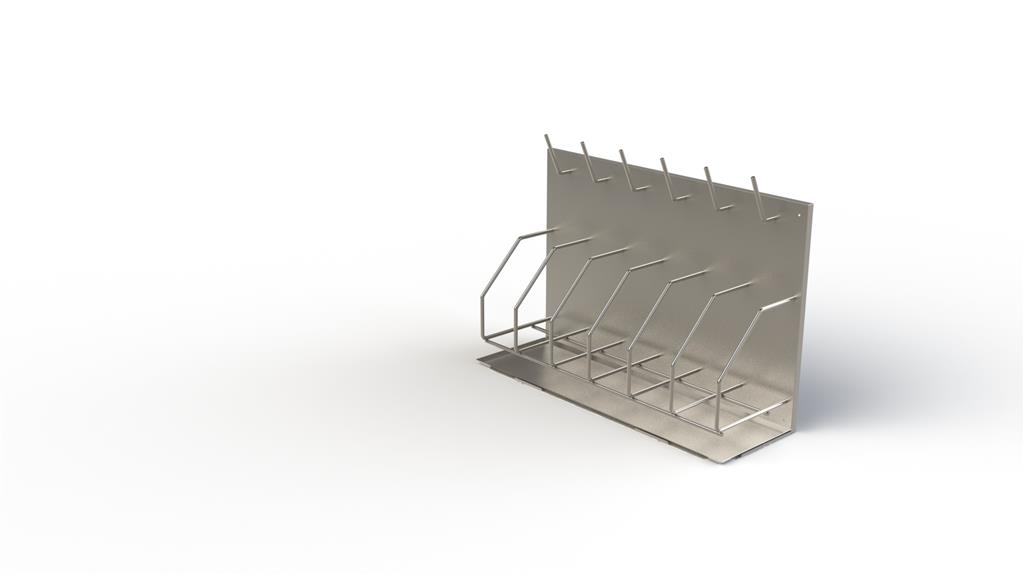 Bed Pan and Bottle Rack 6 Unit