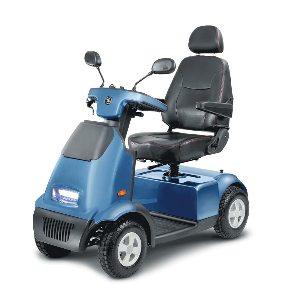 Afiscooter C4 Single Seat Scooter  - Blue