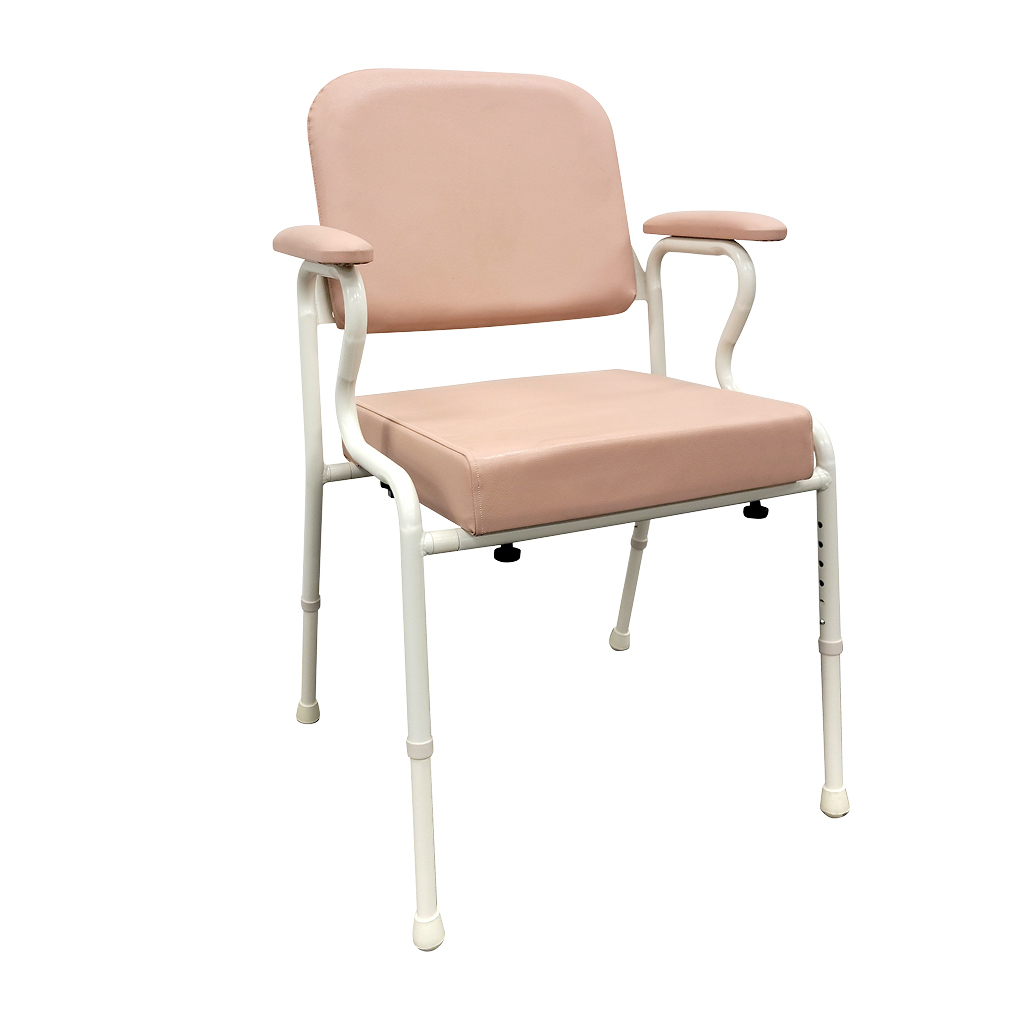 Desk Utility Chair Height and Width Adjustable - Champagne