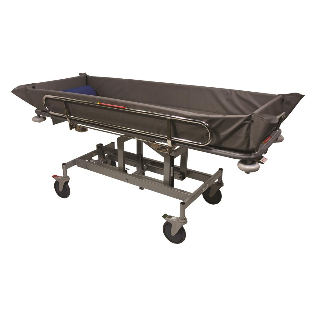 Mobile Shower Trolley with Wide Top - Power Assisted