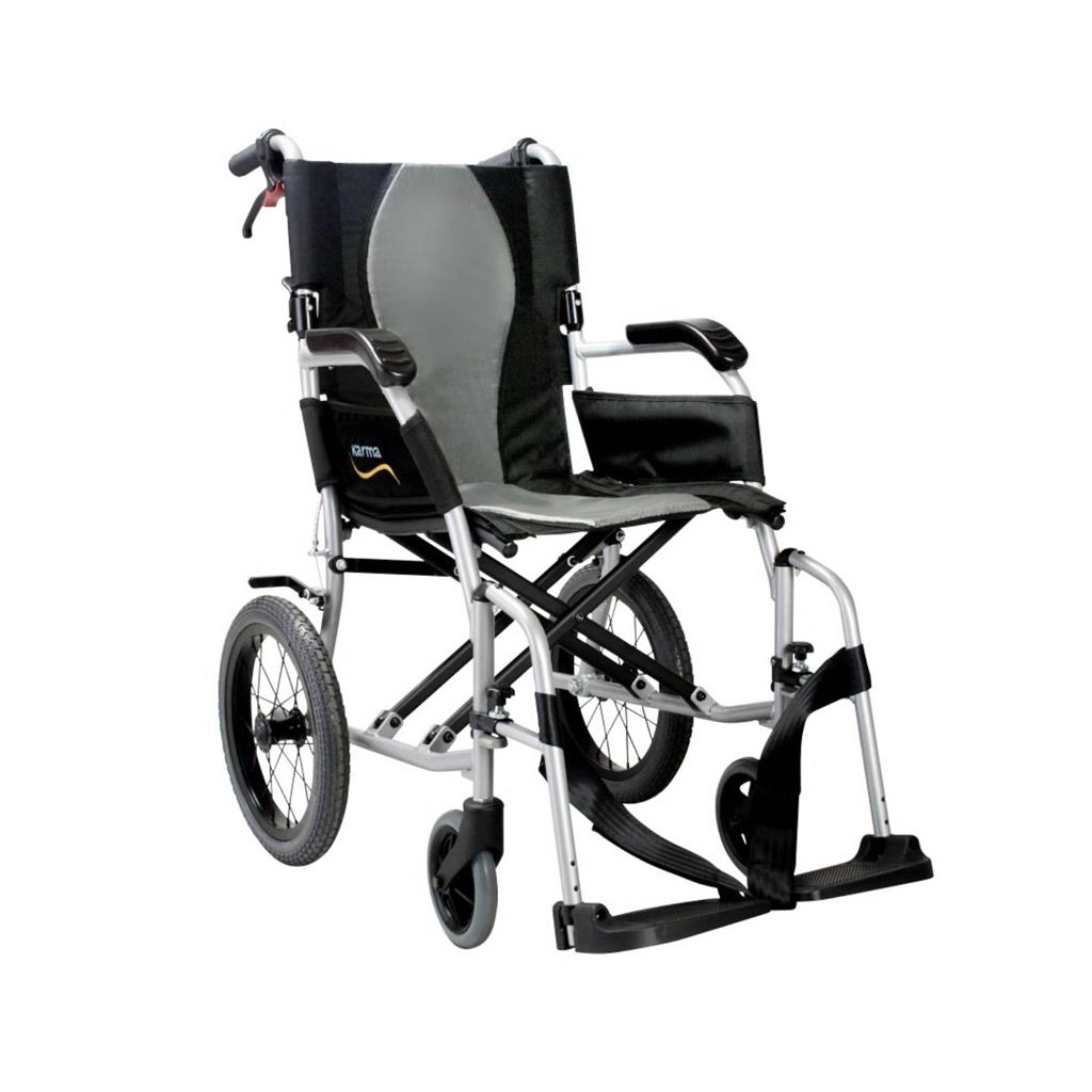 Karma Ergo Lite Deluxe Transit Wheelchair 18"