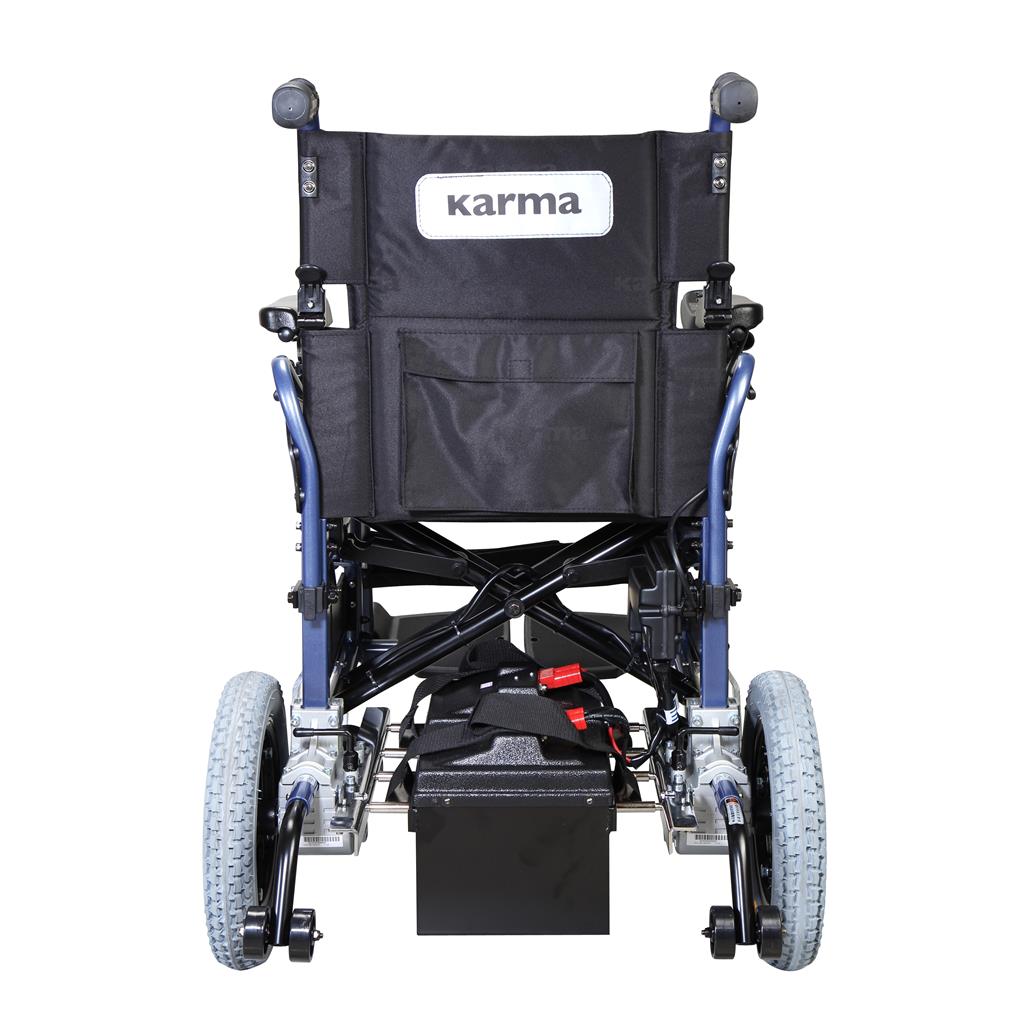 KP25.2 Power Wheelchair Diamond Blue and Black 16"
