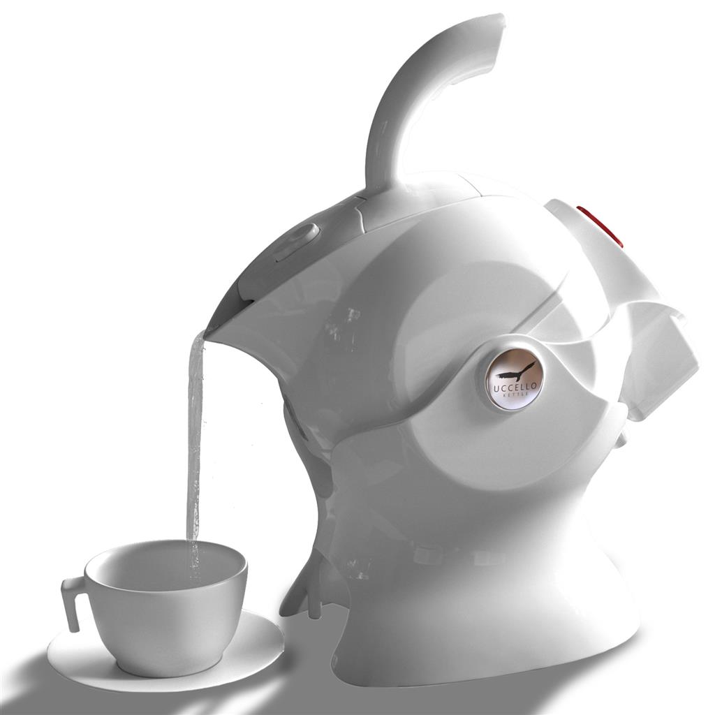 Uccello Powered Kettle Tipper White