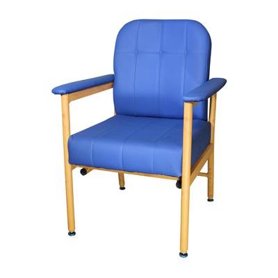 Murray Bridge Chair with Low Back - Blue Vinyl