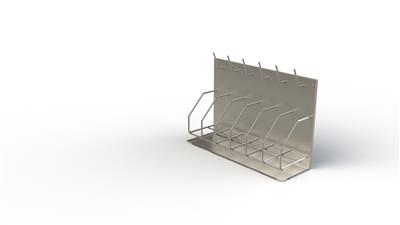 Bed Pan and Bottle Rack 6 Unit