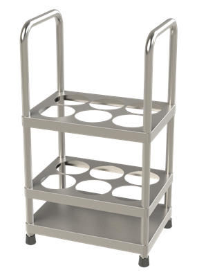 Cylinder Storage Trolley without Wheels 6 Units