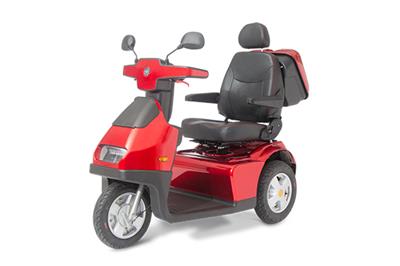 Afiscooter S3 Single Seat Scooter - Red