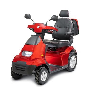 Afiscooter S4 Single Seat Scooter  - Red