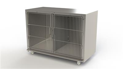 Stainless Steel Cage Cart - Mid Level Extra Large