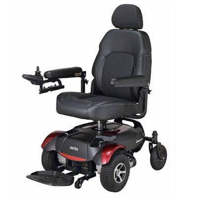 Merits Dualer Power Chair - Red