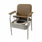 Deluxe Bedside Commode - Champagne 520mm