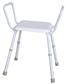 Economy Shower stool with Plastic Seat