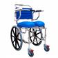 REHAB Self Propel Mobile Shower Commode with Swingaway Footrest - 445mm