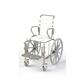 Self Propel Mobile Shower Commode with Swingaway Footrest - 320mm