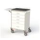 Anaesthetic Cart, 5 Dr, Beige Cabinet